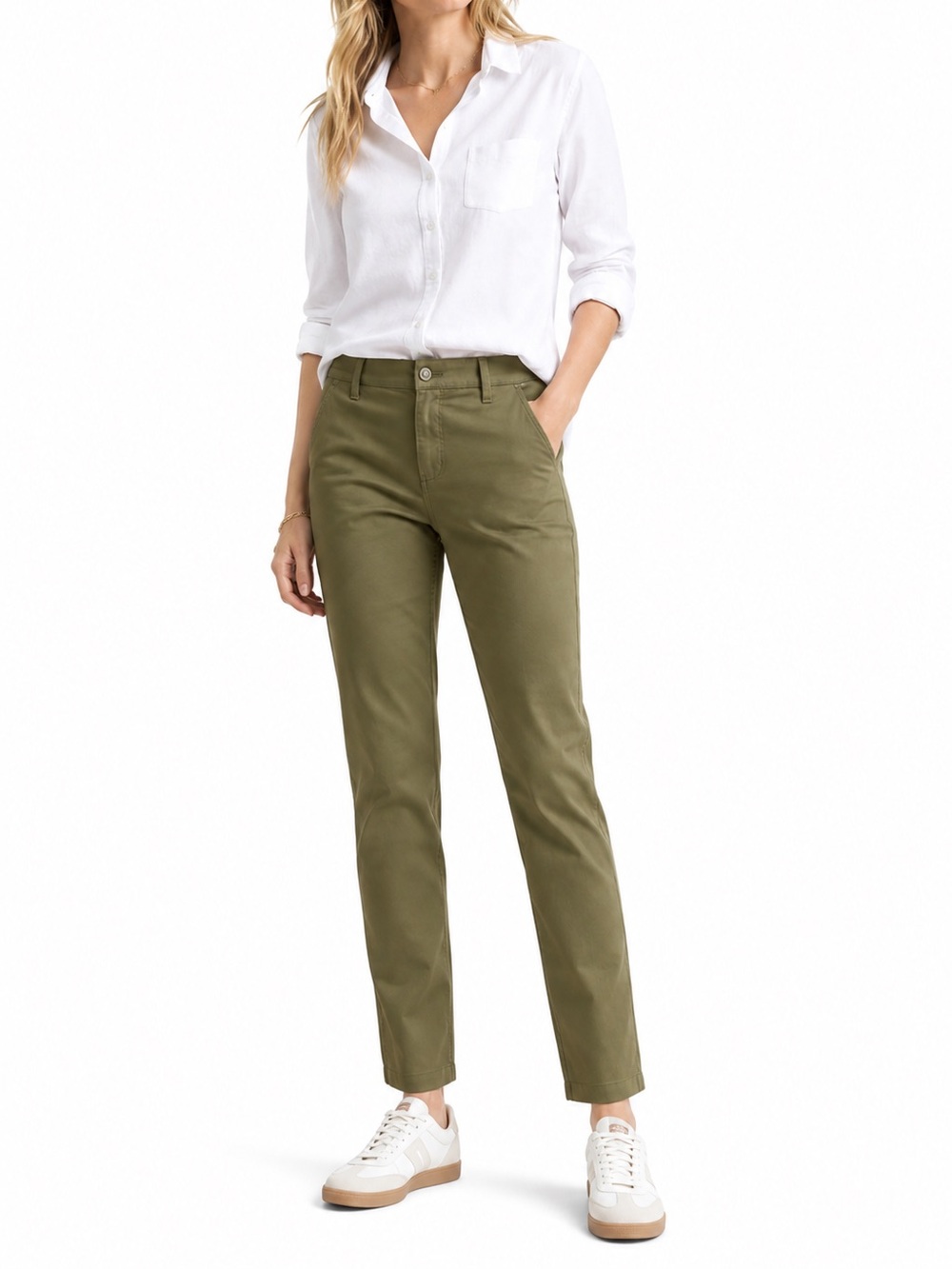 Rachel Zoe Olive Green Pull On Pants Size 2X